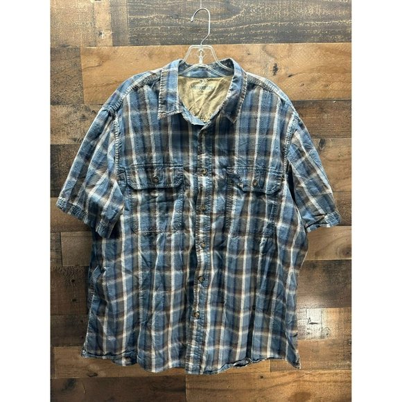 Outdoor Life Men's Short Sleeve Button‎ Up Size X-Large - Picture 1 of 3